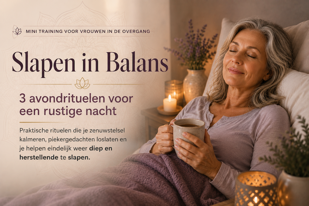 Vrouwen in de Overgang Slapen in Balans Joy Chi Chiqong Slapen in Balans 3 avondrituelen voor een rustige nacht